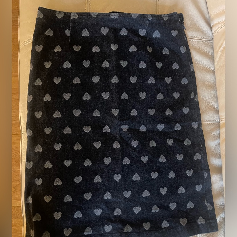 Denim Moschino pencil skirt